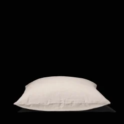 200 LINTEX Taies D'oreiller-Taie d'oreiller en lin lavé - Ficelle