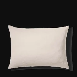 200 LINTEX Taies D'oreiller-Taie d'oreiller en lin lavé - Ficelle