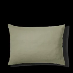 200 LINTEX Maison De Campagne|Taies D'oreiller-Taie d'oreiller en lin lavé - Vert d'Uzès