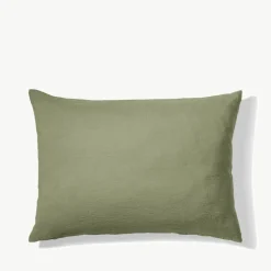 200 LINTEX Maison De Campagne|Taies D'oreiller-Taie d'oreiller en lin lavé - Vert Komorebi