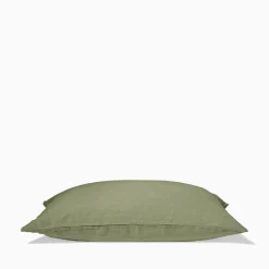 200 LINTEX Maison De Campagne|Taies D'oreiller-Taie d'oreiller en lin lavé - Vert Komorebi