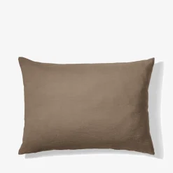 200 LINTEX Maison De Campagne|Taies D'oreiller-Taie d'oreiller en lin lavé - Brun Cha Iro