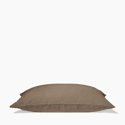 200 LINTEX Maison De Campagne|Taies D'oreiller-Taie d'oreiller en lin lavé - Brun Cha Iro