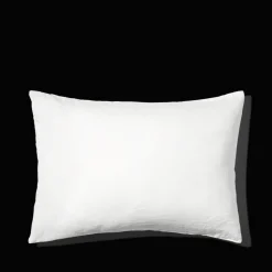 200 LINTEX Maison De Campagne|Taies D'oreiller-Taie d'oreiller en lin lavé - Blanc Optique