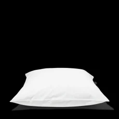 1700 COTEX Taies D'oreiller-Taie d'oreiller en percale de coton - Blanc Craie