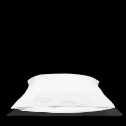 1700 COTEX Taies D'oreiller-Taie d'oreiller en percale de coton - Blanc Craie