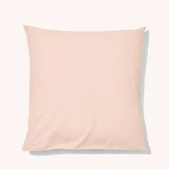 1700 COTEX Taies D'oreiller-Taie d'oreiller en percale de coton - Rose des Sables