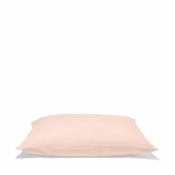 1700 COTEX Taies D'oreiller-Taie d'oreiller en percale de coton - Rose des Sables