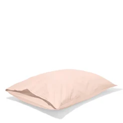 1700 COTEX Taies D'oreiller-Taie d'oreiller en percale de coton - Rose des Sables