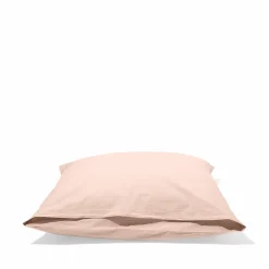 1700 COTEX Taies D'oreiller-Taie d'oreiller en percale de coton - Rose des Sables