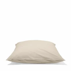 1700 COTEX Taies D'oreiller-Taie d'oreiller en percale de coton - Beige Dune
