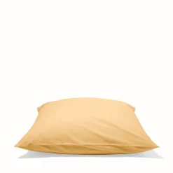 1700 COTEX Taies D'oreiller-Taie d'oreiller en percale de coton - Jaune Orge