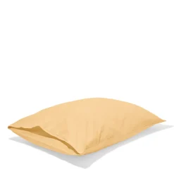 1700 COTEX Taies D'oreiller-Taie d'oreiller en percale de coton - Jaune Orge
