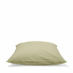 1700 COTEX Taies D'oreiller-Taie d'oreiller en percale de coton - Vert Sauge