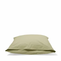1700 COTEX Taies D'oreiller-Taie d'oreiller en percale de coton - Vert Sauge