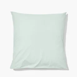 #N/A Taies D'oreiller-Taie d'oreiller en percale de coton - Bleu d'Eau