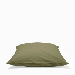 1700 COTEX Taies D'oreiller-Taie d'oreiller en percale de coton - Vert Camouflage