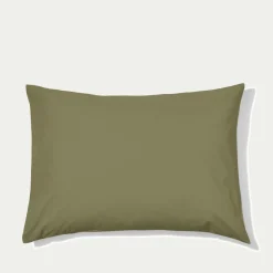 1700 COTEX Taies D'oreiller-Taie d'oreiller en percale de coton - Vert Camouflage