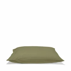 1700 COTEX Taies D'oreiller-Taie d'oreiller en percale de coton - Vert Camouflage
