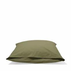 1700 COTEX Taies D'oreiller-Taie d'oreiller en percale de coton - Vert Camouflage