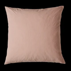 1700 COTEX Maison De Campagne|Taies D'oreiller-Taie d'oreiller en percale de coton - Rayures Rouge Ocre