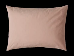 1700 COTEX Maison De Campagne|Taies D'oreiller-Taie d'oreiller en percale de coton - Rayures Rouge Ocre
