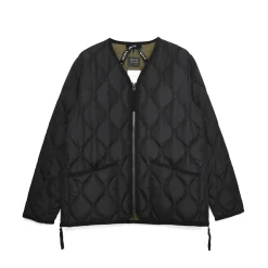 Homme Taion Manteaux-- Veste matelassée Col V - Noir