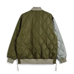 Homme TAION Vestes-- Veste Military Ma1 Down - Vert