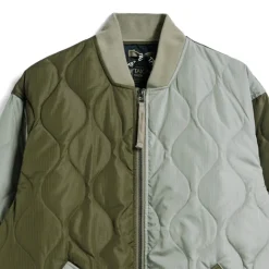 Homme TAION Vestes-- Veste Military Ma1 Down - Vert