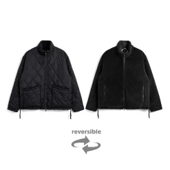 Homme TAION Vestes-- Veste Military Reversible Down - Noir