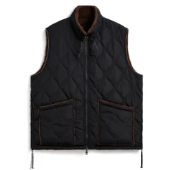 Homme TAION Vestes-- Veste Military Reversible - Noir/Mocha