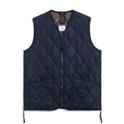 Homme Taion Vestes-- Veste sans manches - Bleu