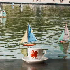 1859 ESSEASCREEN Tasses-Tasse à expresso et sa soucoupe - Merci Trèfle