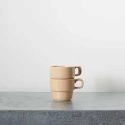 2031 MARUMITSU POTERIE Tasses-Tasse Causette - Beige