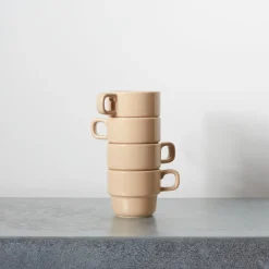 2031 MARUMITSU POTERIE Tasses-Tasse Causette - Beige