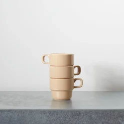 2031 MARUMITSU POTERIE Tasses-Tasse Causette - Beige