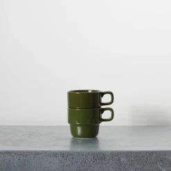 2031 MARUMITSU POTERIE L'esprit Merci|Tasses-Tasse Causette - Vert