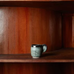 925 JARS CERAMISTES Tasses-Tasse en grès émaillé Dashi - Charbon - 12cl