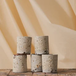 2179 BENOIT AUDUREAU Tasses-Tasse en terre d'Aizenay - Blanc