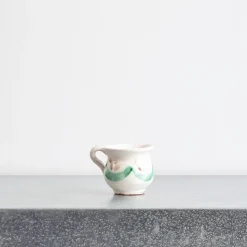 2030 AJUAR Tasses-Tasse et soucoupe peinte à la main - Vert