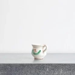 2030 AJUAR Tasses-Tasse et soucoupe peinte à la main - Vert