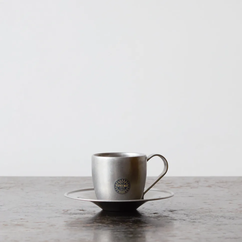 1439 AOYOSHI Maison De Campagne|Tasses-Tasse et soucoupe Vintage Drum