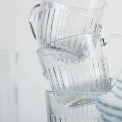 115 LA ROCHERE Tasses-Tasse Ouessant en verre pressé