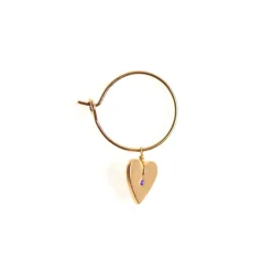 Femme TASSIA CANELLIS Boucles D'oreilles-- Créole Chakra - Amethyste