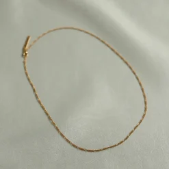 Femme TEN Colliers-- Chaîne courte Figalo - Doré