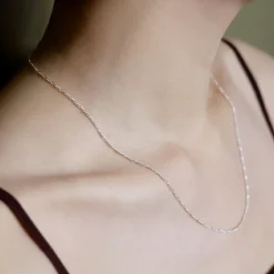 Femme TEN Colliers-- Chaîne Figalo - Argent