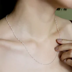 Femme TEN Colliers-- Chaîne Figalo - Argent