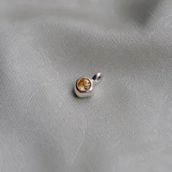 Femme TEN Colliers-- Pendentif Dipper Charm - Argent Citrine