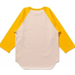 Homme THE REAL MCCOYS T-shirts-- T-shirt Militaire Baseball - Jaune