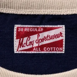 Homme THE REAL MCCOYS T-shirts-- T-shirt Militaire Baseball - Bleu